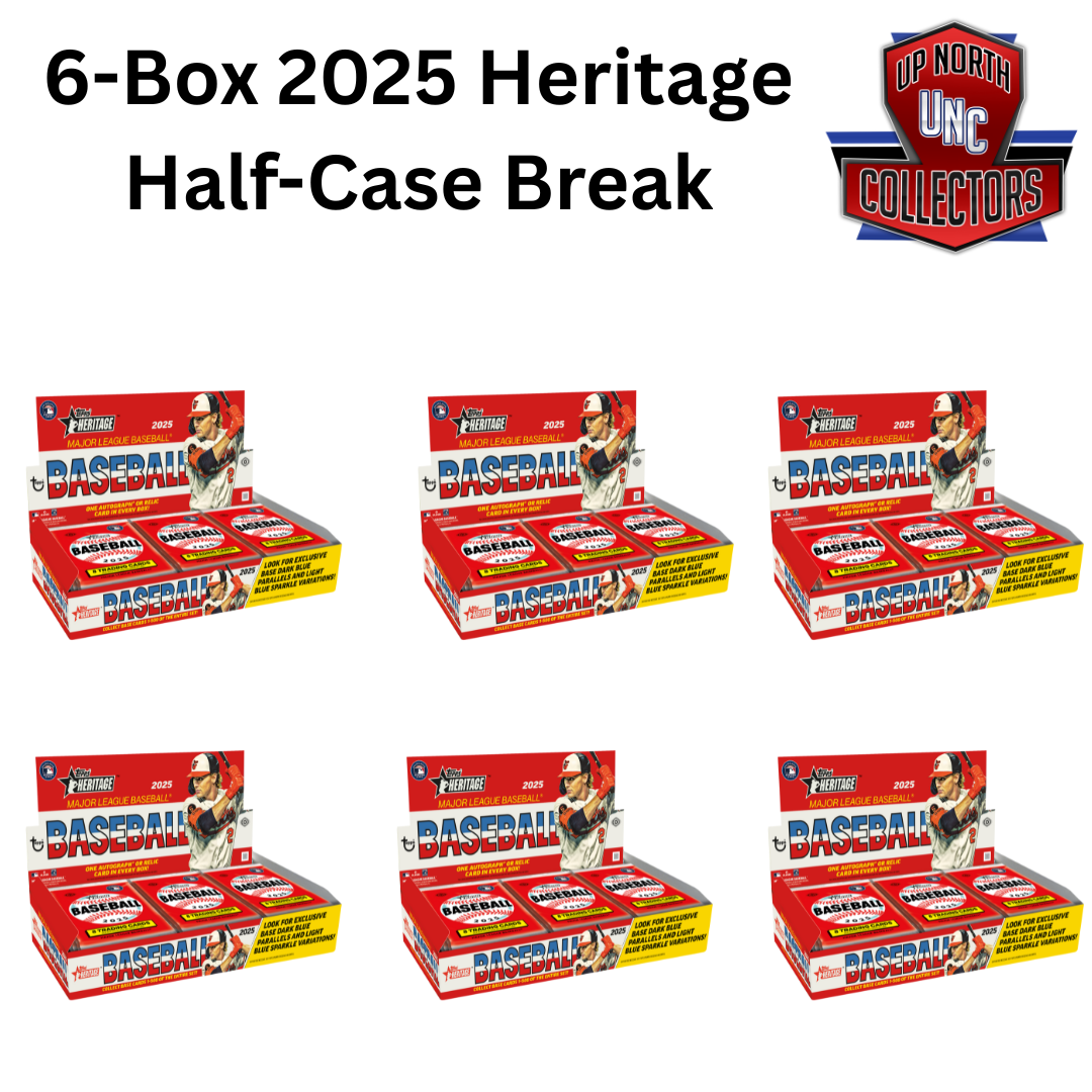 2025 Topps Heritage 6-Box Half-Case Break #1 Random Teams