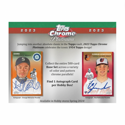 2023 Topps Chrome Platinum Anniversary Pre-Order!! Releases May 22nd