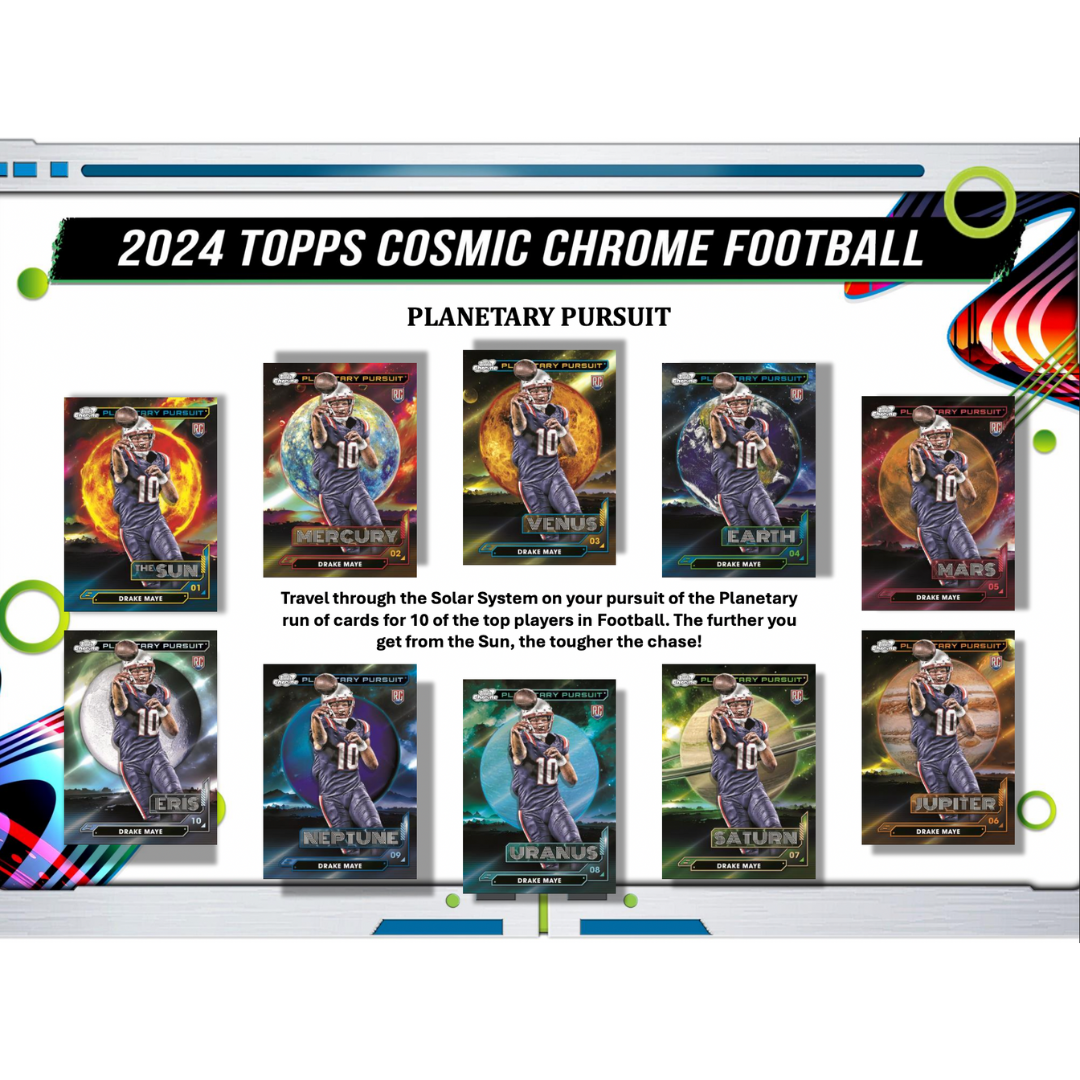 2024 Topps Cosmic Chrome Football Hobby Box Pre-Order (Ships 4/18/2025)