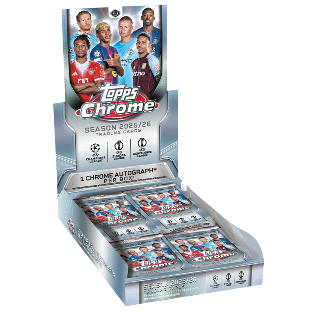 2025/26 Topps Chrome UEFA Club Competitions Soccer Hobby Box