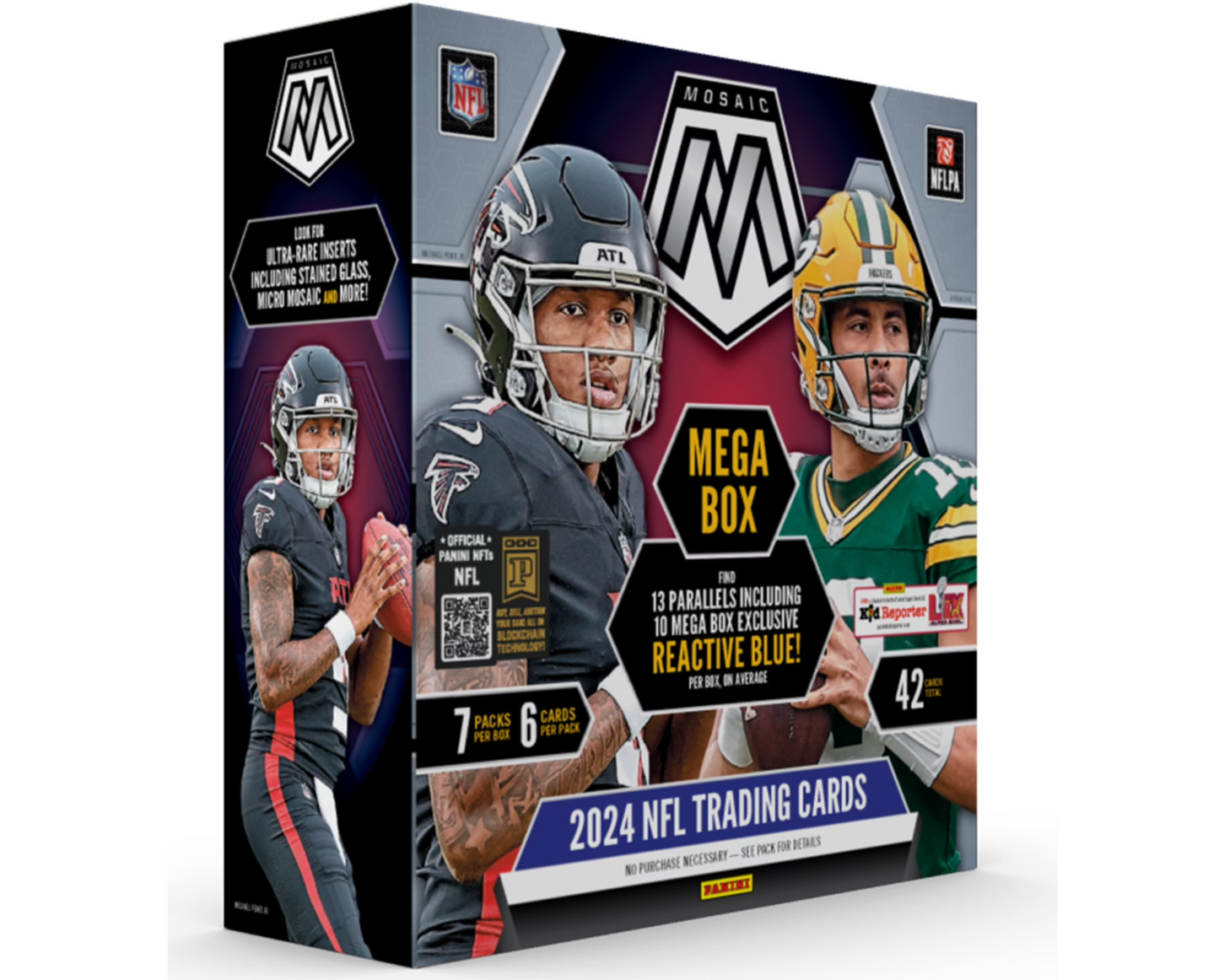 2024 Panini NFL Mosaic Football Trading Cards Mega Box
