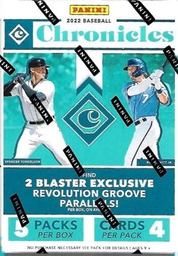 2022 Panini Chronicles MLB Baseball Blaster Box Trading Cards