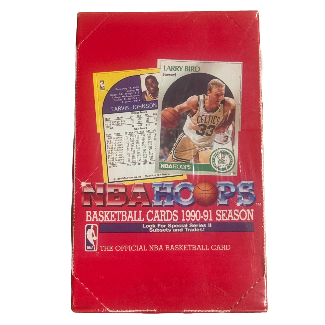 1990/91 Hoops Series 2 Basketball Wax Box