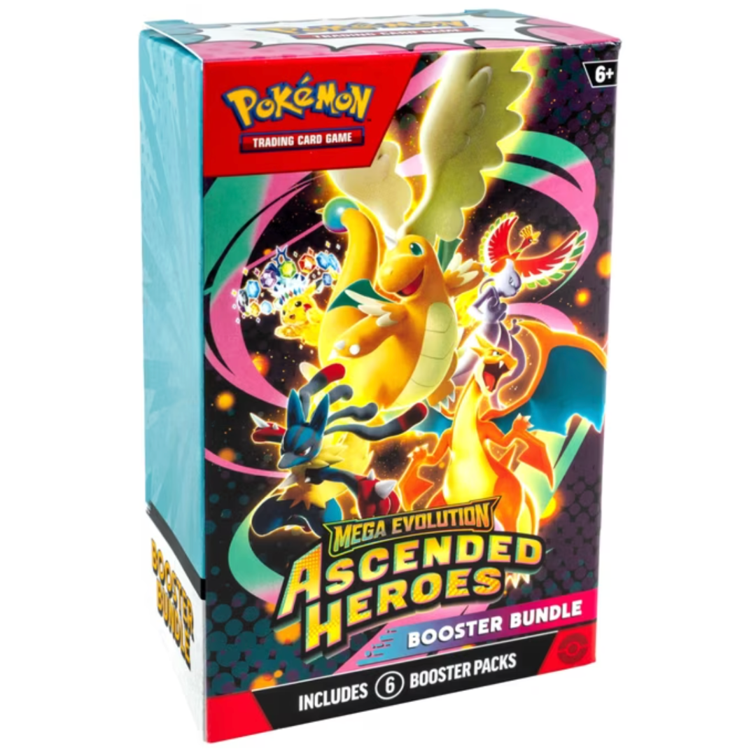 Pokémon Tcg: Mega Evolution- Ascended Heroes Booster Bundle