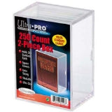 Ultra Pro 2-Piece 250 Count Clear Card Storage Box