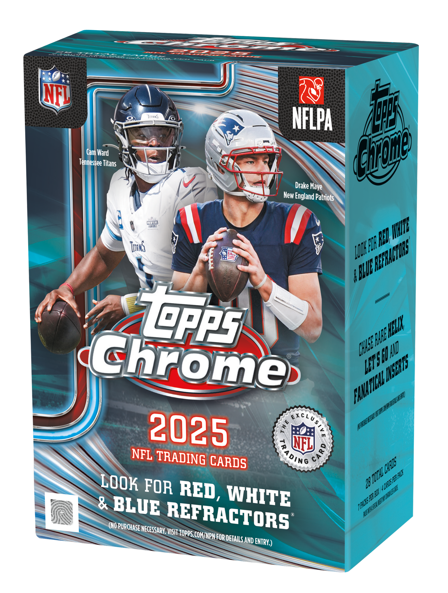 2025 Topps Chrome Football - Factory Sealed