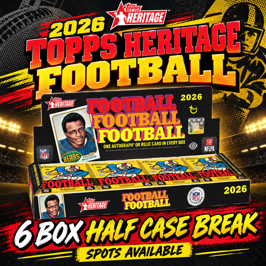 2026 Topps Heritage Football 6-Box Half-Case Break