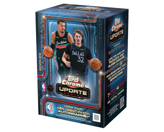 2025-26 Topps Chrome Updates Basketball Blaster Box