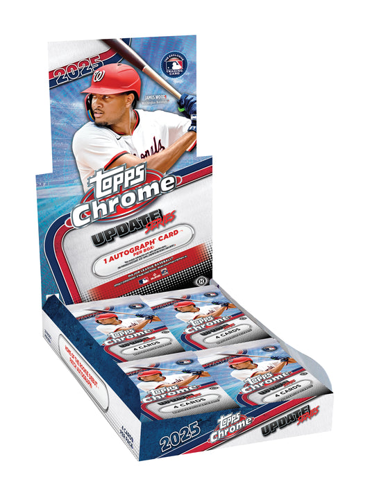 2025 Topps Chrome Update Hobby Box Pre-Order (Ships 12/10)