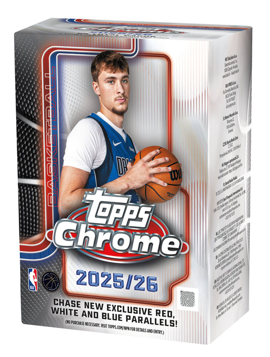2025/26 Topps Chrome Basketball Blaster Box Pre-Order (Ships 12/18)