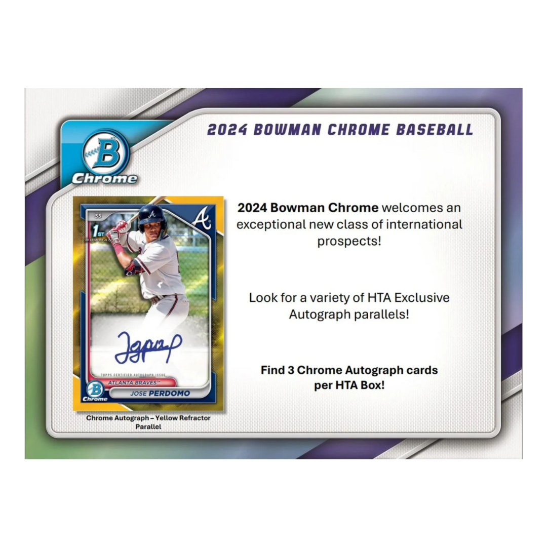 2024 Bowman Chrome Baseball HTA Box