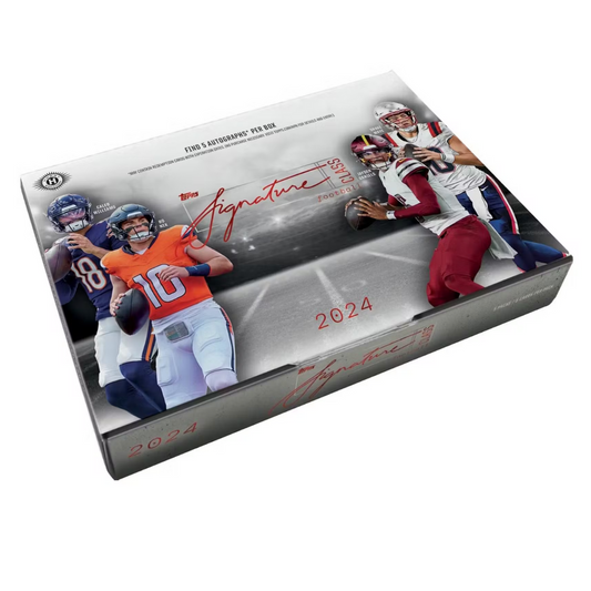 2025 Topps Signature Class Football Hobby Box Pre-Order (Ships 5/16/25)