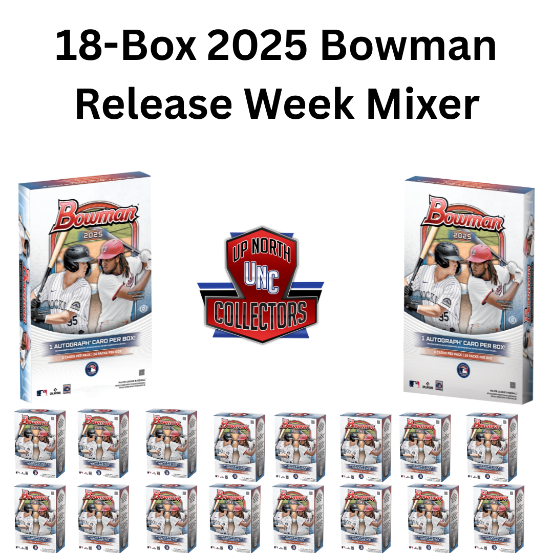 2025 Bowman Baseball 18-Box Value Mixer w/Hobby & Blasters Random Teams!! Giveaway!!