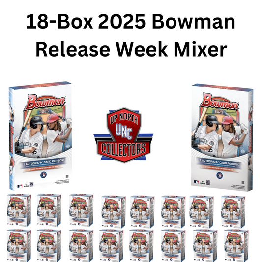 2025 Bowman Baseball 18-Box Value Mixer w/Hobby & Blasters Random Teams!! Giveaway!!