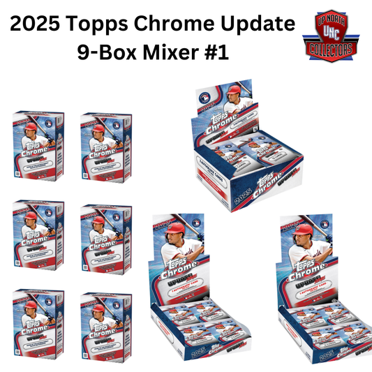 2025 Topps Chrome Update 9-Box Mixer Hobby/Jumbo/Blasters Random Teams