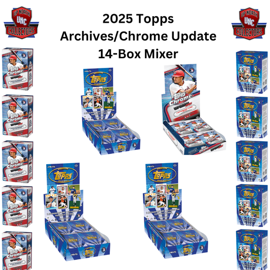 2025 Topps Archives/Update Chrome 14-Box Mixer