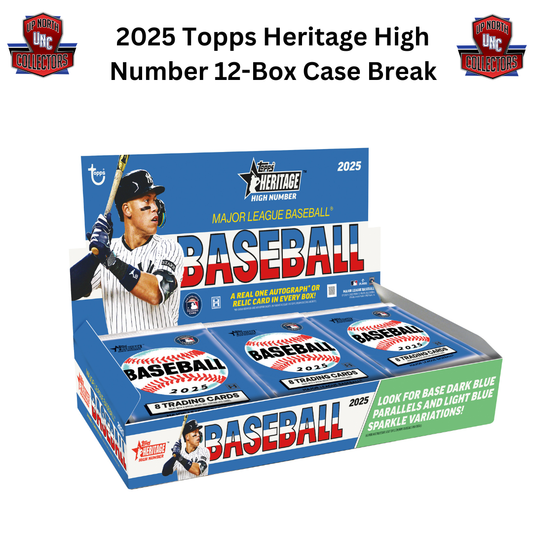 2025 Topps Heritage High Number 12-Box Sealed Case Break