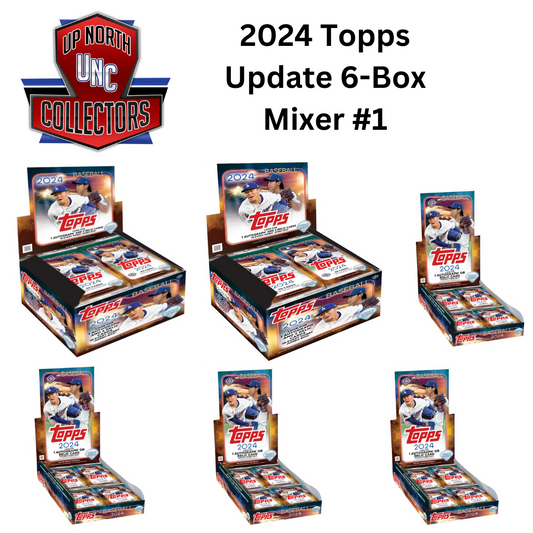 2024 Topps Update Baseball 6-Box Mixer!!! #1 2 Jumbo/4 Hobby!!