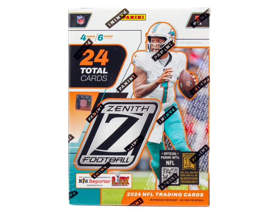 2024 Panini Zenith Football Trading Cards Blaster Box