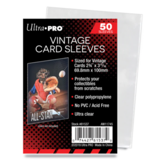 Ultra Pro Vintage Card Sleeve (50 Sleeves)