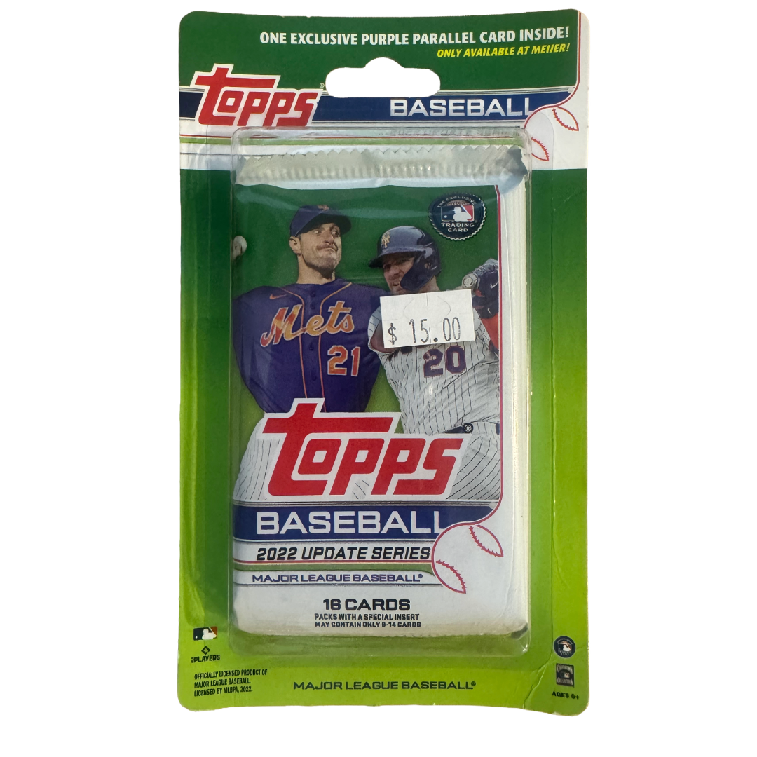 2022 Topps Update Baseball Hanger Pack Meijer Exclusive