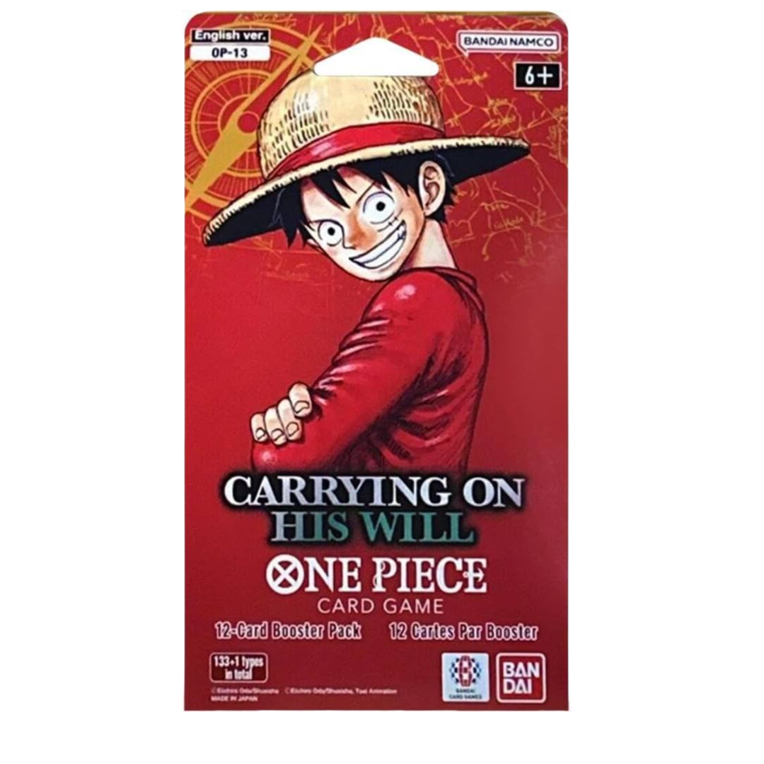 One Piece TCG: Carrying on His Will Sleeved Booster Pack (OP-13)