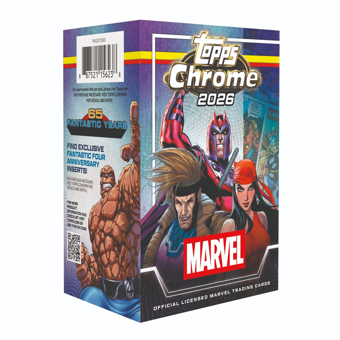 2026 Topps Chrome Marvel Comics – Factory Sealed – Value Box