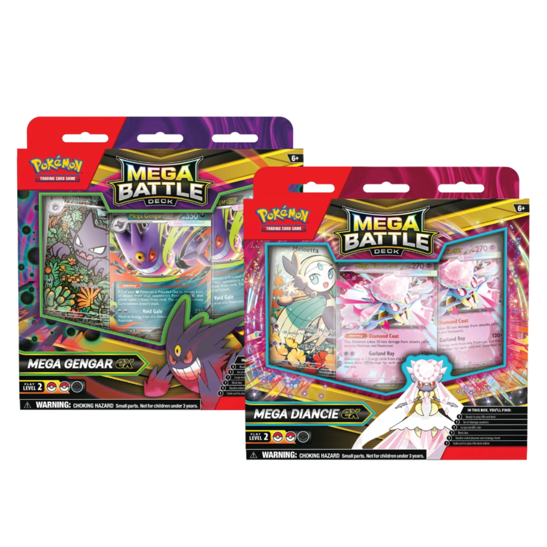 Pokémon TCG: Mega Battle Deck—Mega Gengar Ex/Mega Diancie Ex