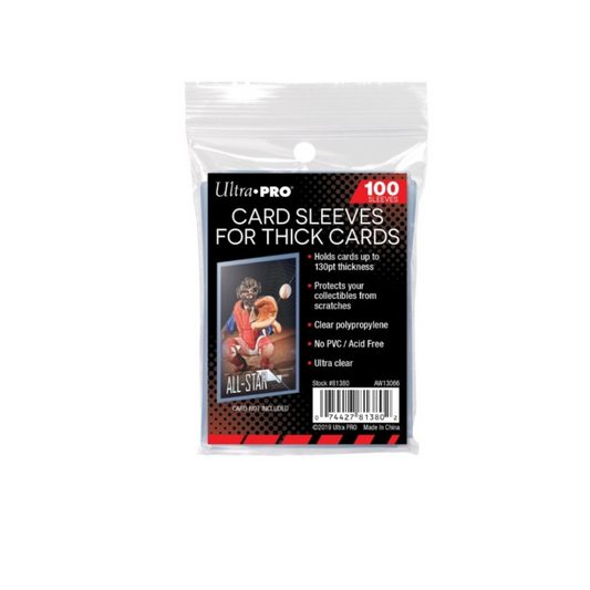 Ultra Pro Thick Card Sleeve Packs 100 Count
