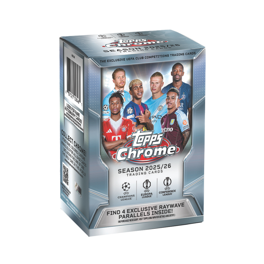 2025-26 Topps Chrome UEFA Club Competitions Soccer Blaster