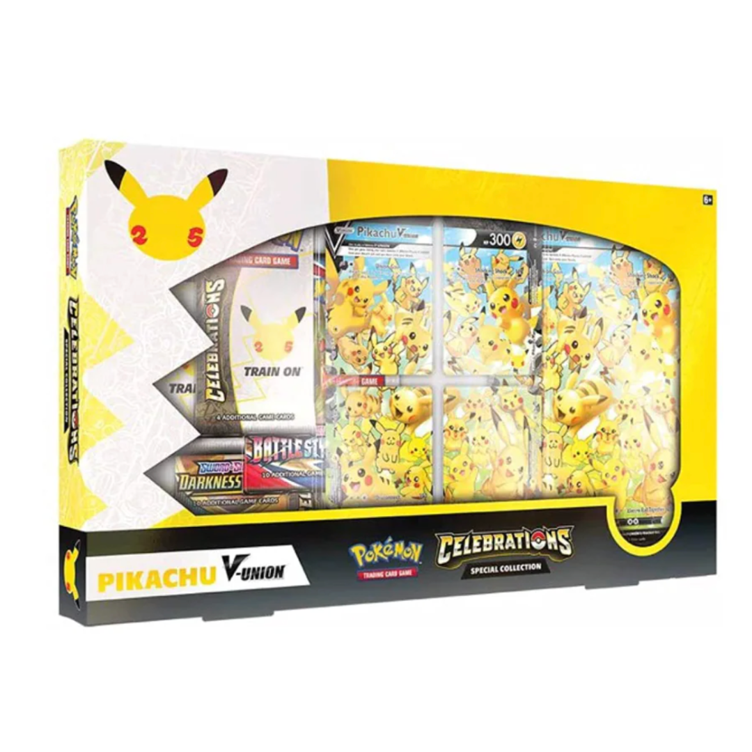 Pokemon Celebrations Pikachu V-union Special Collection Box