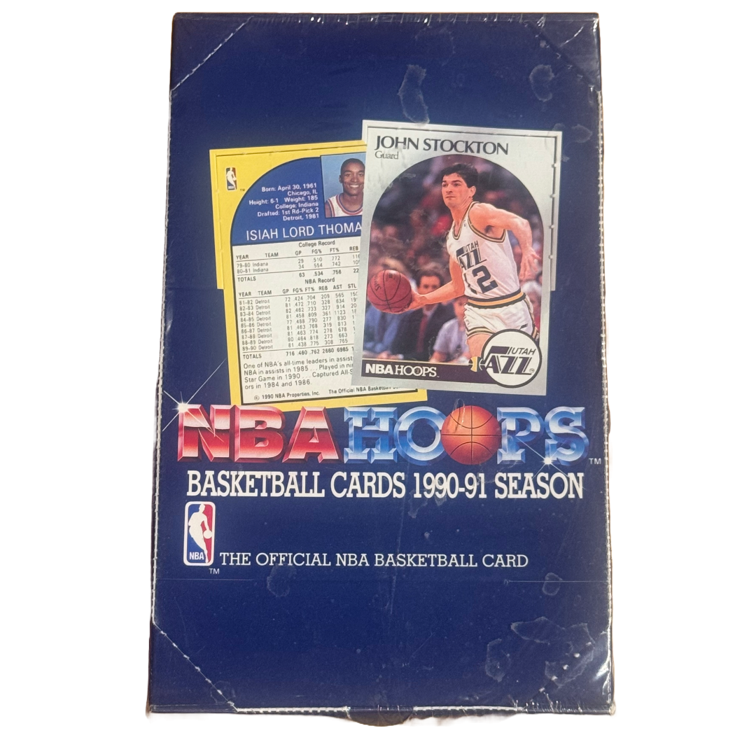 Hoops 1990-91 NBA Series One Unopened Trading Card Box