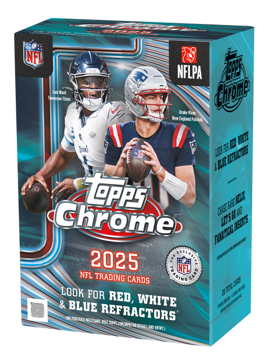 2025 Topps Chrome Football - Factory Sealed